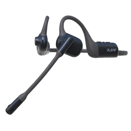 Image of Wireless Noise Cancelling Headphones with Mic,Wireless Headset with Mic for Work(50dB ENC&Mute Button) Bluetooth Headset for Work from Home /Office /PC /Call Center /Laptop /Teams /Zoom Gray