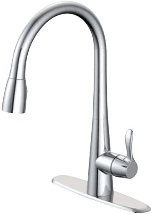 OAKBROOKKTCH FAUCET 1H PLDWN CH