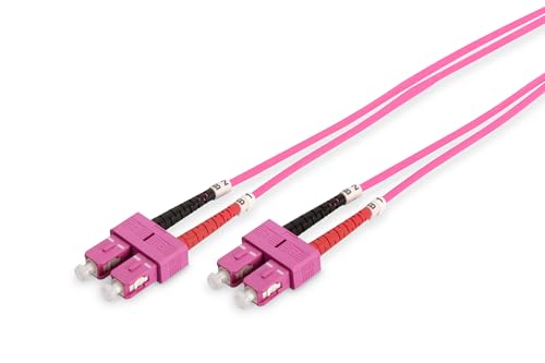 Digitus cble Fibre Optique Duplex 50/125 OM4 SC SC Violet Ă m