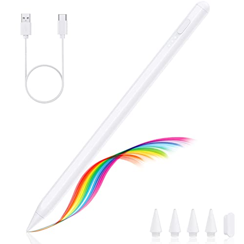 FCOOL Stylus Pen kompatibel mit iPad Apple Pencil 2nd Generation, 10 Minuten Ladung, Palmenabstoßung für Touchscreen, kompatibel mit iPad Pro 11/12,9in, iPad Air 3rd/4th/5th, iPad 6th/ 7th/8th/9 Cover