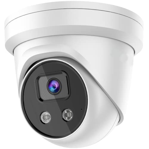 Super Cheap 🛒 4K Acusense AI PoE IP Camera - OEM DS-2CD2386G2-IU 2.8MM 8MP Outdoor Dome Security Camera with Human and Vehicle Detection, Built-in Mic, 98ft Color Night Vision,H.265+,IP67 Waterproof