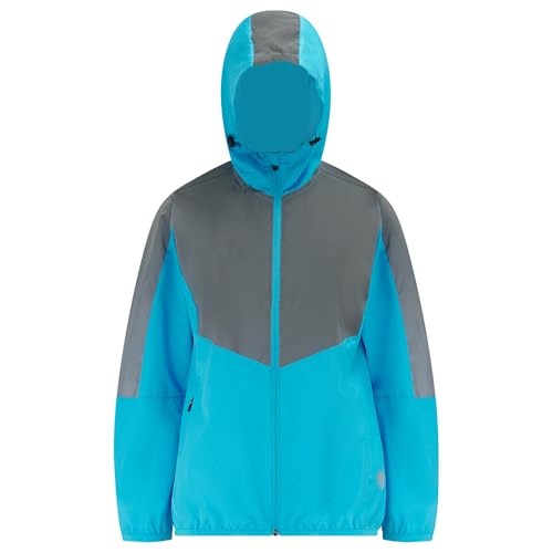 Women's Running Jacket With Hood - Windproof Reflective High Vis & Lightweight - Ideal For Outdoor Sports - Image 3