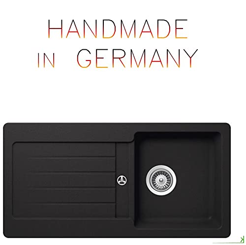Küchenspüle Victory Granitspüle S-VEL860 in verschiedenen Farben