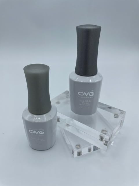 OMG Nail Pro Matching Gel & Polish Combo Silver miniatura 2