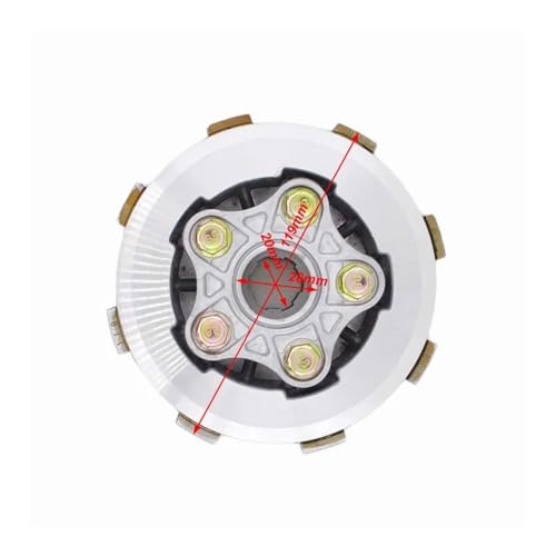Embrayage 5 colonnes pour réparer la transmission d'un quad CG175 - 2