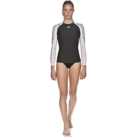 ARENA Women's Carbon Long Sleeve Compression Shirt Cover