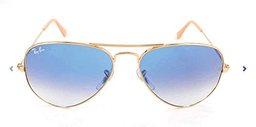 Ray-Ban Aviator 3025 Gold Frame with Blue Gradient lenses RB 3025 001/3F 58MM Medium