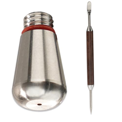 Single Hole Steam Tip Compatible with Gaggia Classic Pro & Evo E24, Steam Wand Nozzle Replacement with Bonus Latte Art Tool Kit