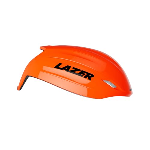 LAZER Aeroshell Z1 KinetiCore - Accesorio de ciclismo, funda para casco de defensa contra la intemperie, naranja flash, pequeño