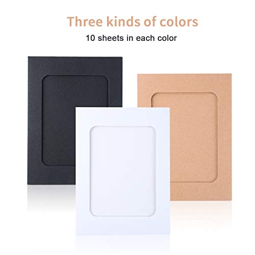 Lejhome 8541869469 Paper Photo Frame, 30Pcs Kraft Hanging Picture Frames Display thumb #6