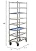 New Age Aluminum 8 Shelf End and Side Load Universal Rack - 34 1/2