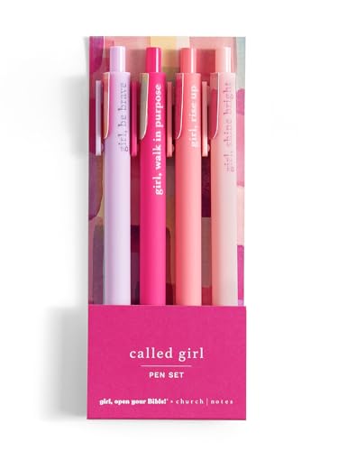 Set de 4 bolígrafos de gel Colored Pen Girl Open Your Bible miniatura 3