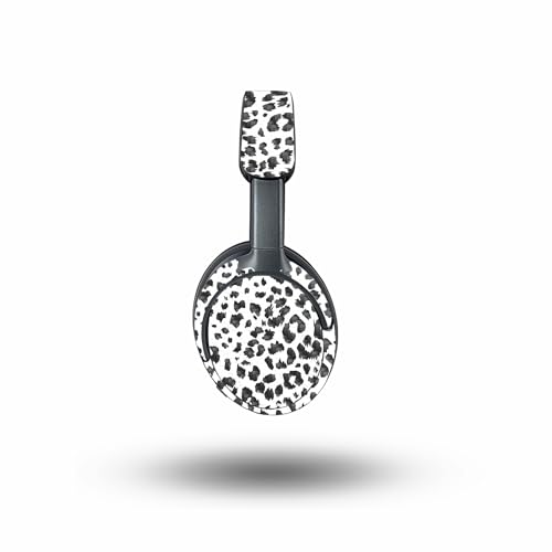 Image of MightySkins Carbon Fiber Skin Compatible with Bose QuietComfort Ultra - Snow Leopard Print | Protective, Durable Textured Carbon Fiber Finish | Easy to Apply