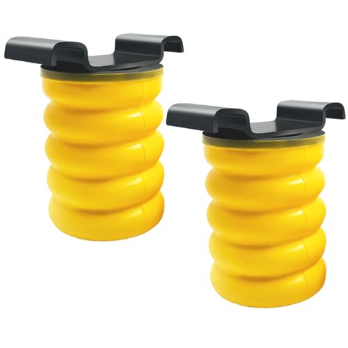 Getanye SSR-610-54 Rear Suspension Helper Springs Replacement for 2000-2022 Toyota Tacoma Tundra Hilux Replacement for 2019-2021 Mitsubishi Triton 2004-2015 Nissan Frontier Titan Yellow