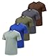 PINSPARK 5er Pack Sport Tshirts Herren Funktionsshirt Kurzarm Laufshirt Schnelltrocknend Atmungsaktive Trainingsshirt Fitness Salbeigrau XXL