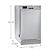 Equator 18 in Dishwasher 10 place QUIET 110V E-Star ADA+3/4 HP Garbage Disposer (Silver)