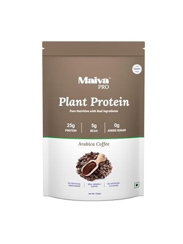 Image of Maiva Pro | Plant Protein Isolate - Assorted Pack - 250gm (Pack of 5) | Upto 30g Protein & 6.5g BCAA | All Essential Amino Acids | Gut Friendly, Easy to Digest | Vegan, Dairy Free, No Preservatives