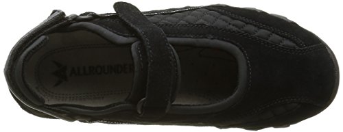 Allrounder by Mephisto Allrounder by Mephisto Damen NIRO Laufschuhe, Schwarz (Black/Black C.Suede 1/W. Mesh 84), 36 EU