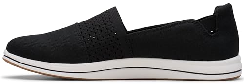 Clarks Clarks Women's Breeze Vibe CloudSteppers Slip On Loafer, Black, 7