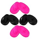 [PENIKOKO] 8個 防水プラスチック耳カバー 染髪用イヤーマフ 可能な伸縮性ヘアカラー保護キャップ サロンや家用髪染め作業に