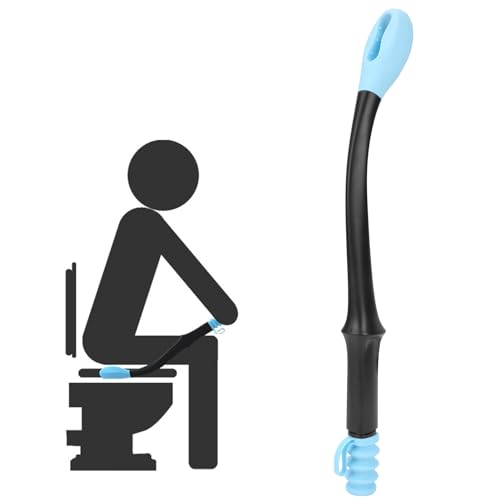 Outil de nettoyage pour WC Long Handle Reach Comfort Bottom Wiper pour un quotidien indépendant Outil d'aide aux toilettes ménagères pour les femmes âgées...