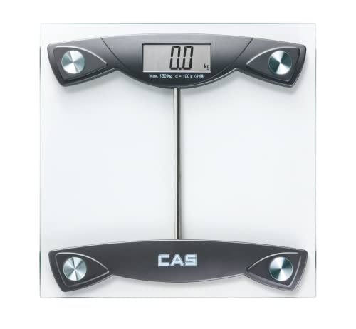 CAS Thick Tempered Glass Lcd Display Digital Weighing Machine, Weight Machine For Human Body Digital Weighing Scale, Weight Scale, with 1 Year Warranty (Transparent Black). Weighing Scale (Black) CAS Thick Tempered Glass Lcd Display Digital Weighing Machine, Weight Machine For Human Body Digital Weighing Scale, Weight Scale, with 1 Year Warranty (Transparent Black). Weighing Scale (Black)