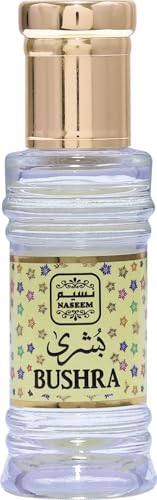 Image of NASEEM Bushra Attar Roll On Perfume Oil 6ml | Fresh Citrus Fruity Aquatic Attar with Cedarwood | Alcohol-Free