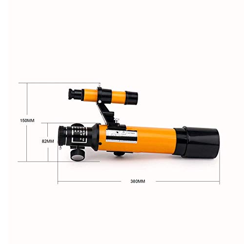 Telescopio astronómico refractor para principiantes con trípode ajustable miniatura 5