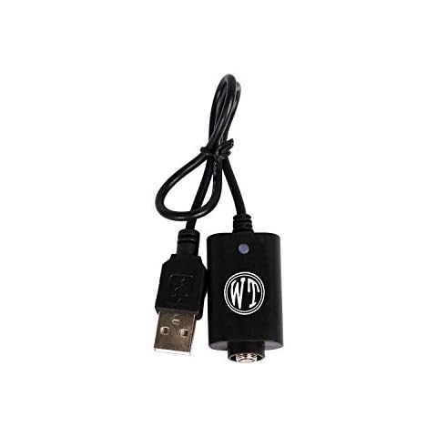 Wolfteeth CE4 E Shisha EGO USB Cable Charger, 510 Ego Thread Electronic Cigarette Battery Compatible, No Nicotine No Liquid 1128 Cover