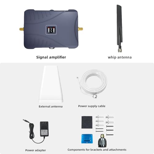 Image of Cell Phone Booster for Home & Multi-Room,Up to 7,000 sq ft,Cell Phone Signal Booster for Band 5 /12 /13 /17,Boost 5G 4G Data for All U.S. Carriers FCC Approved Cell Signal Booster