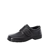 Leder Rieker Herren 16760 Slipper, Schwarz (schwarz / 00), 43 EU X-Weit
