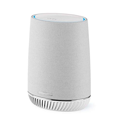 NETGEAR Orbi Voice Smart Speaker & WiFi Mesh Extender with Amazon Alexa Built-in (RBS40V), Works with Any WiFi Router (Renewed)