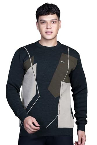 Image of GODFREY Full Sleeve Woolen Sweater for Man Winter Wear - Round Neck Pullover Regular Fit