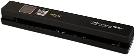 VuPoint Solutions Magic InstaScan PRO Wi-Fi Portable Smart Scanner, Black (PDSWF-ST48-VP)