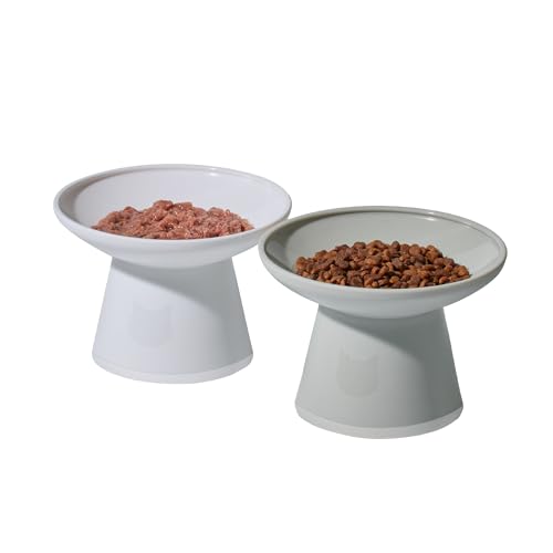 Necoichi Extra-Wide Elevated Cat Bowls