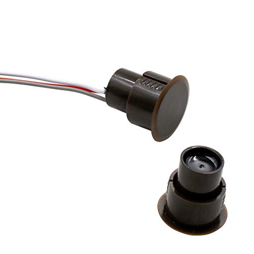 Image of RC-36 NC+NO Recessed Security Window Door Contact Sensor Alarm Magnetic Reed Switch - (2 Sets)