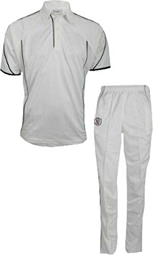Nd Cricket Playing Kit Trousers Shirt Whites Mens Large