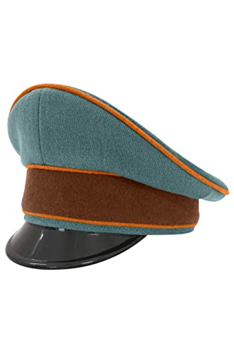 Casquette Visière Gabardine Vert Idéale pour les Balades et le Grand Air