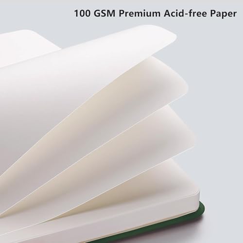 Image of RETTACY Blank Journal Notebook, 192 Pages, A5 Medium Size (5.7'' x 8.3'')