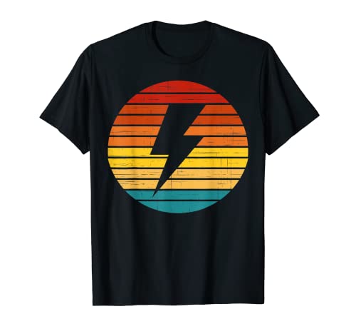 VeThor Token Crypto Vintage Retro Sunset Design 60s 70s Camiseta