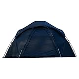 WAQ Paramount Dome ソロ ファミリードーム型シェルター 自立式 アウトドア テント 煙突穴付き 多機能 4シーズン適用 スカート付き 簡単設営 (ブラック(BLACK))