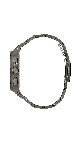 GUESS Men Gunmetal Square Stainless Steel Dial Analog Watch- GW0572G5 - Image 2