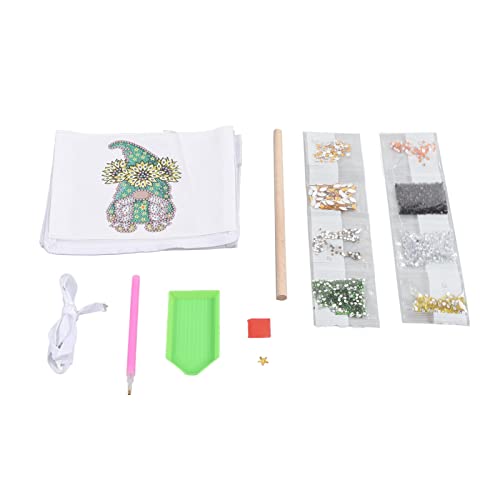 LDAUYZLING Bolsa de almacenamiento colgante con 3 compartimentos, plegable, patrón de pintura de diamantes de imitación, organizador colgante DIY para pared de puerta