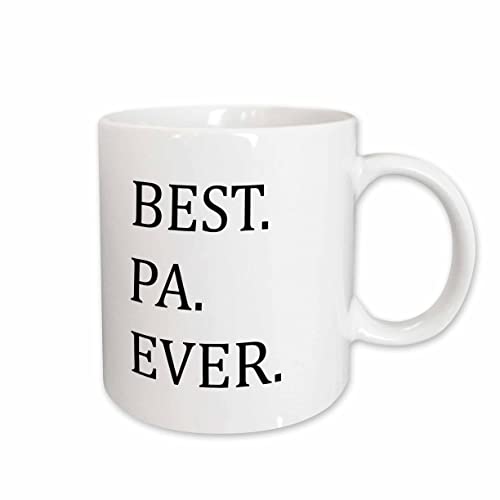 3dRose Best Pa Ever - Gifts for dads - Father nicknames - Good 11oz Mug