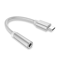 Algopix Similar Product 9 - 1 Pcs Silver Type C to 35mm AUX