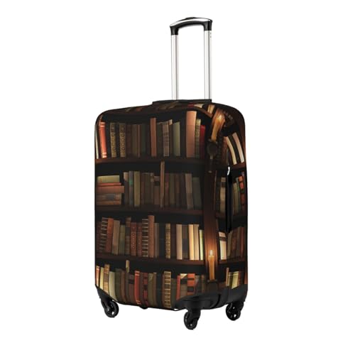 Book Room Library Print Luggage Suitcase Covers Elastic Washable Luggage Protector Luggage Covers For Suitcase2