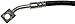 Dorman H622066 Front Driver Side Brake Hydraulic Hose Compatible with Select Jeep Models