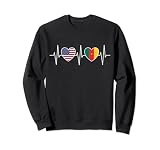 Drapeaux Des États-Unis Et Du Cameroun Drapeaux Camerounais Sweatshirt