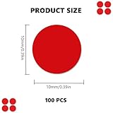 Zoom IMG-1 100 pezzi nastro biadesivo circolare