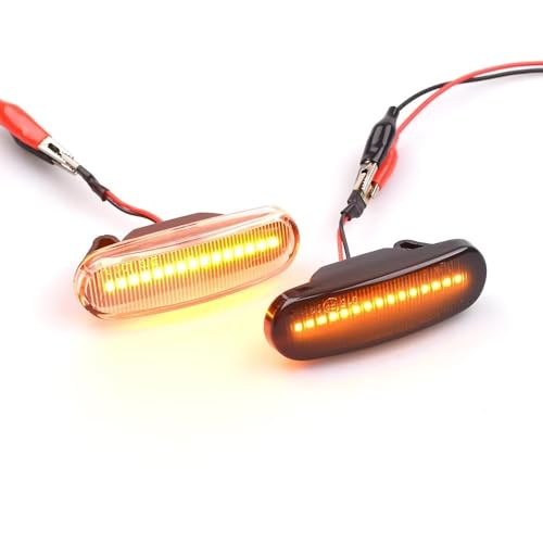 Voyant rétroviseur latéral LED dynamique Citroen Nemo pour trajets de nuit